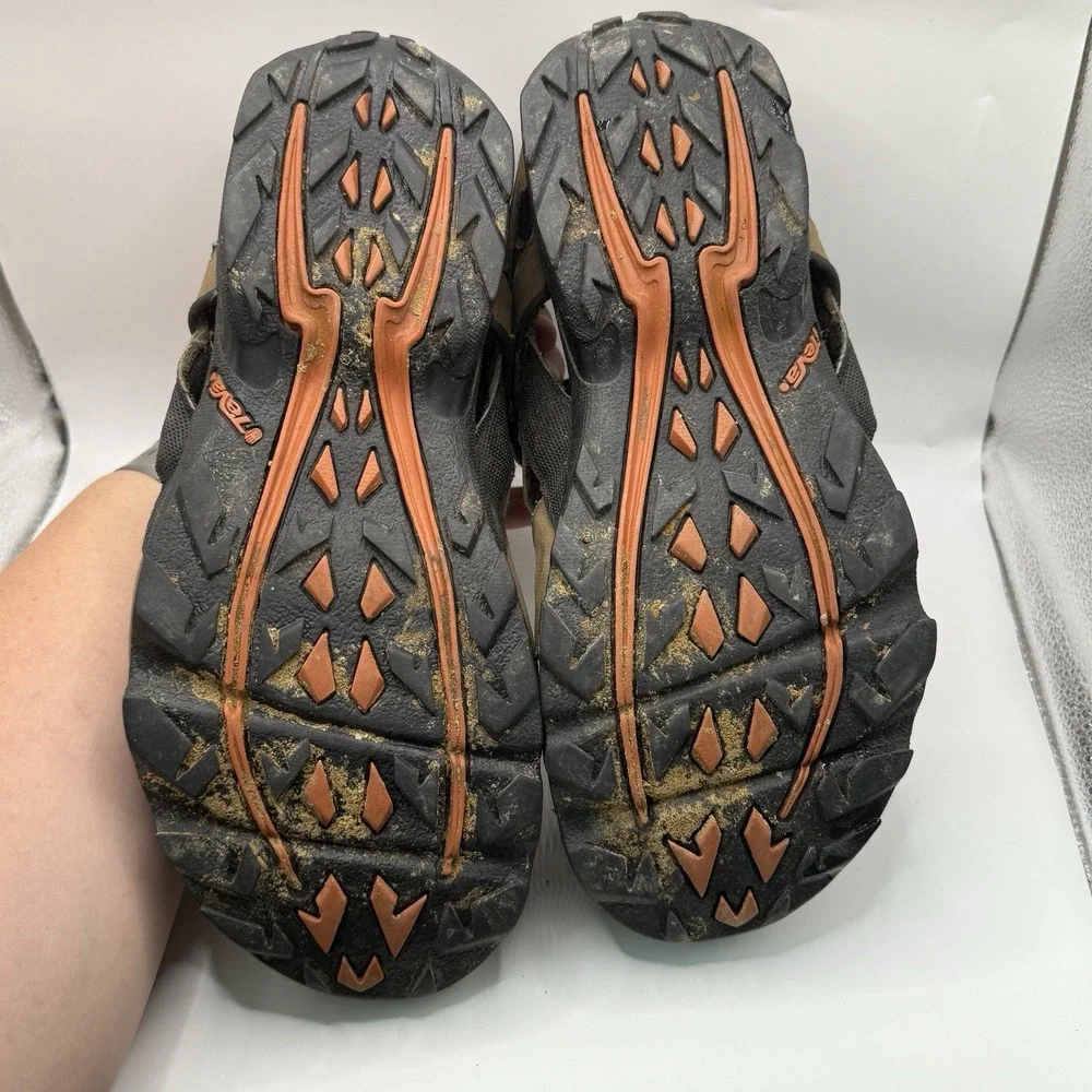 Teva Mens DEACON Sport Sandals Shoes Size US 11 Brown